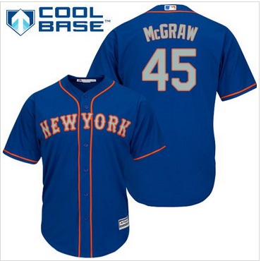 New York Mets #45 Tug McGraw Blue(Gray NO.) Alternate Road Cool Base Stitched Baseball Jersey DingZhi,We sell and wholesale New York Mets #45 Tug McGraw Blue(Gray NO.) Alternate Road Cool Base Stitched Baseball Jersey DingZhi on line form chian!